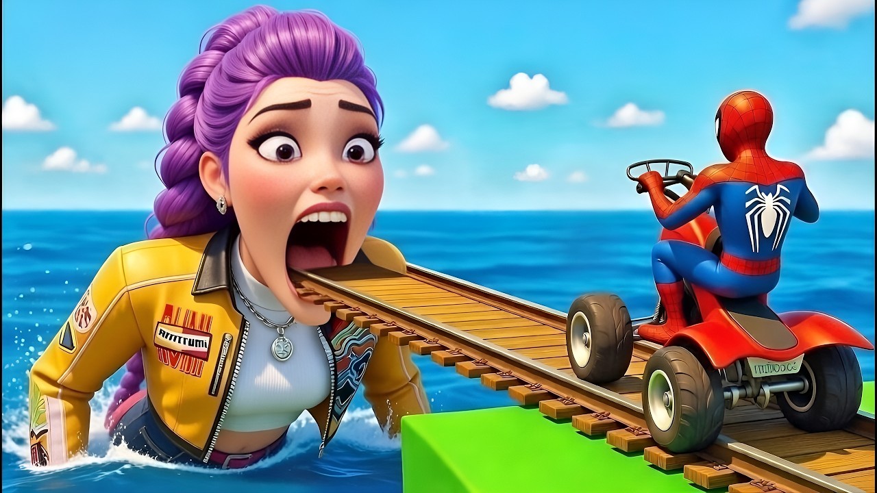 الرجل العنكبوت انقاذ باتمان Spider-Man Rescue batman vs iron man vs venom funny Game GTA 5 superhero