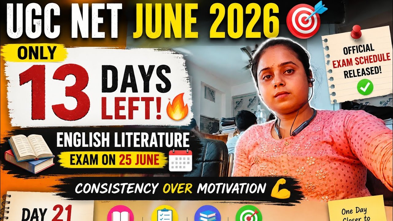 UGC NET June 2026 🎯 | 13 Days Left | Consistency Over Motivation | Day 19 #ugcnet2026 @KumarBharat