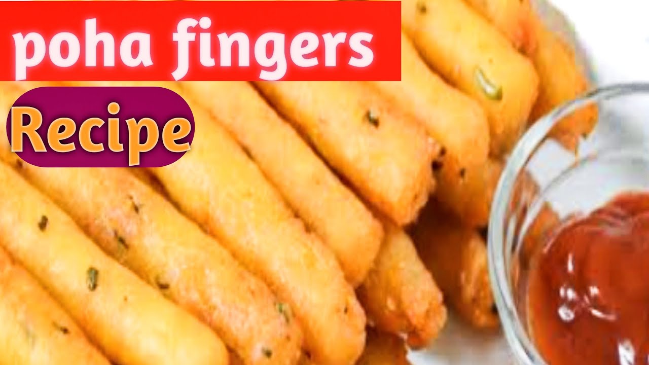 Poha Fingers/ Crispy poha And Potato Fingers/Quick Easy Snack Recipe/#chefanujprasadpainuly