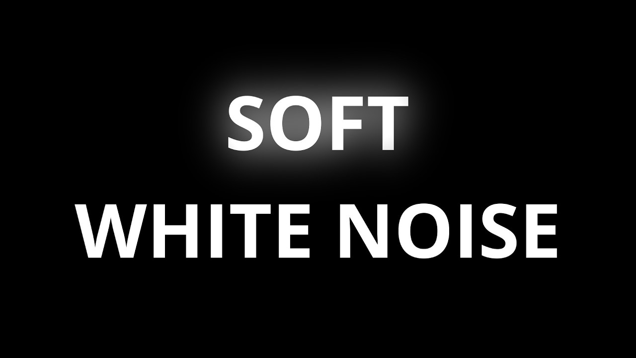 Soft White Noise 😴 10 Hours | Deep Sleep | Black Screen