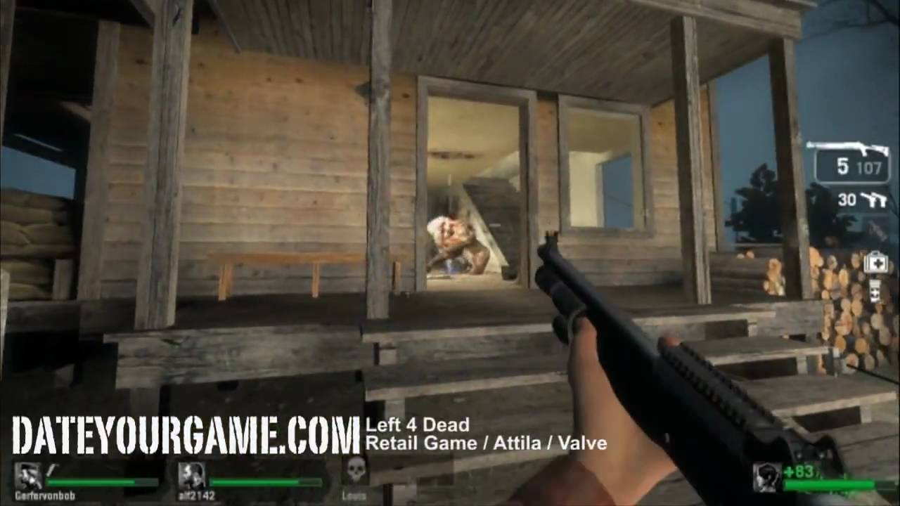 Left 4 Dead Walkthrough Death toll 5 Boathouse Finale