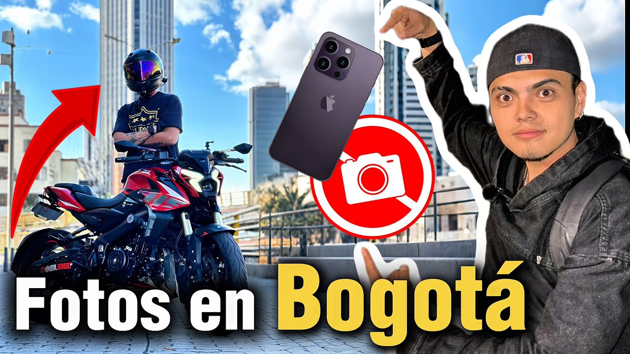 BUSCO los MEJORES SPOTS para fotos en BOGOTÁ 📸🏍️