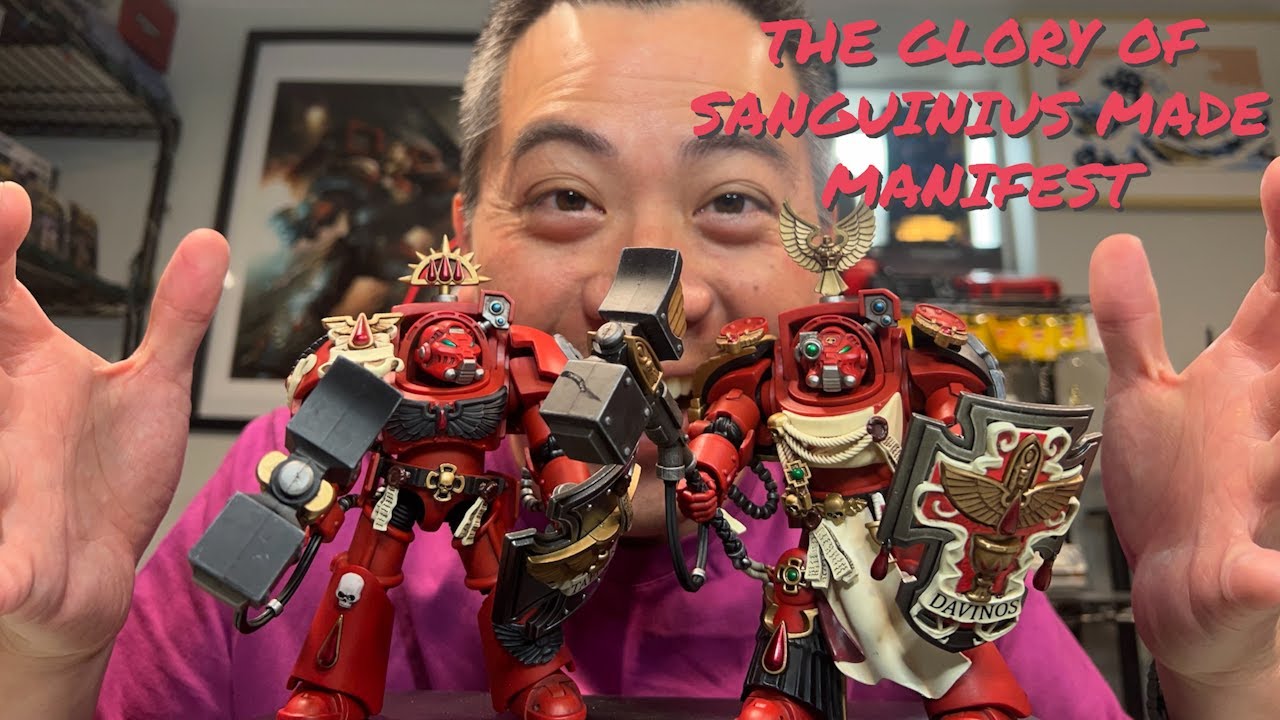 Unboxing & Review of JoyToy x Warhammer 40K Blood Angels Assault Terminators w/ Thunder Hammers