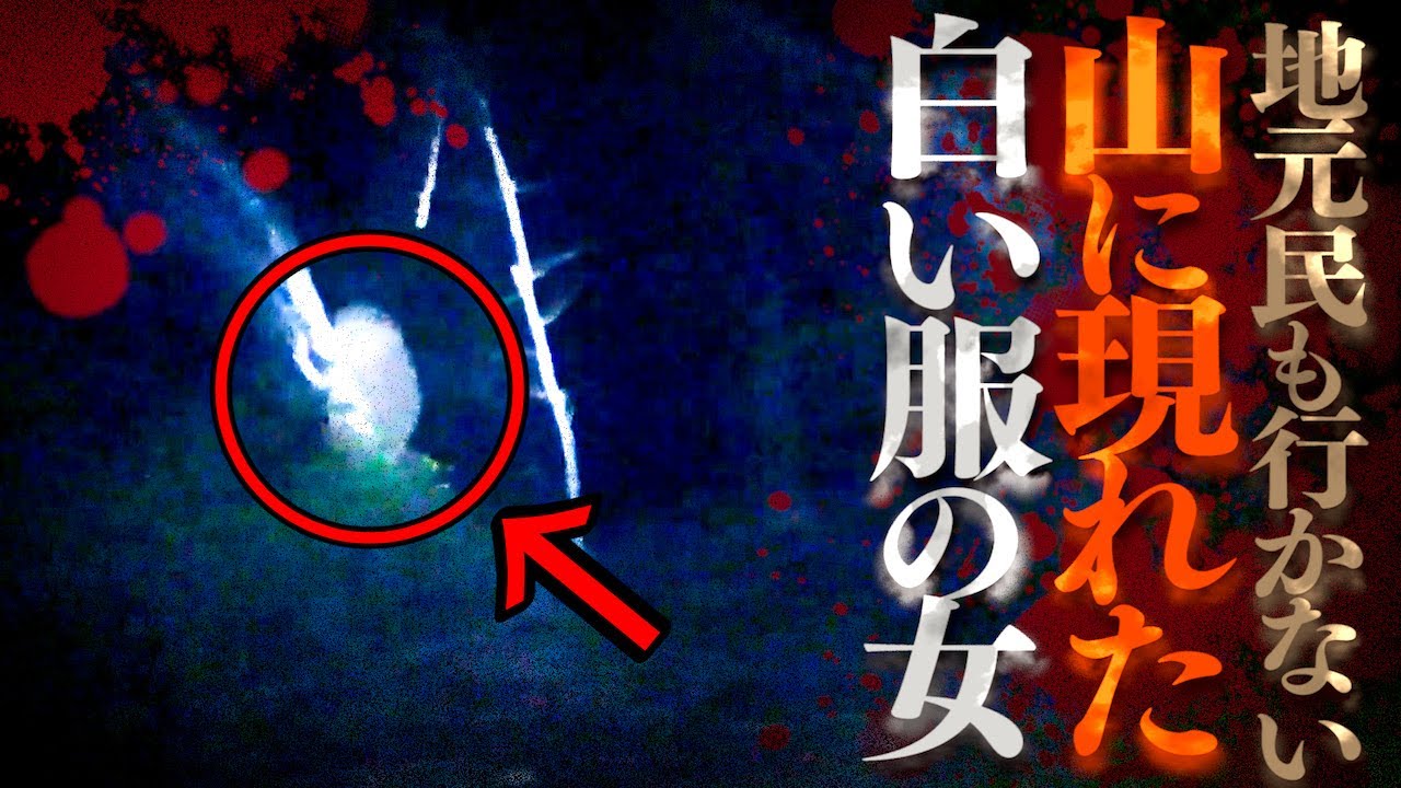 【心霊現象】何者かに追われた現場にて映り込んだ白装束の女…。【 ホラー 怪奇 恐怖】