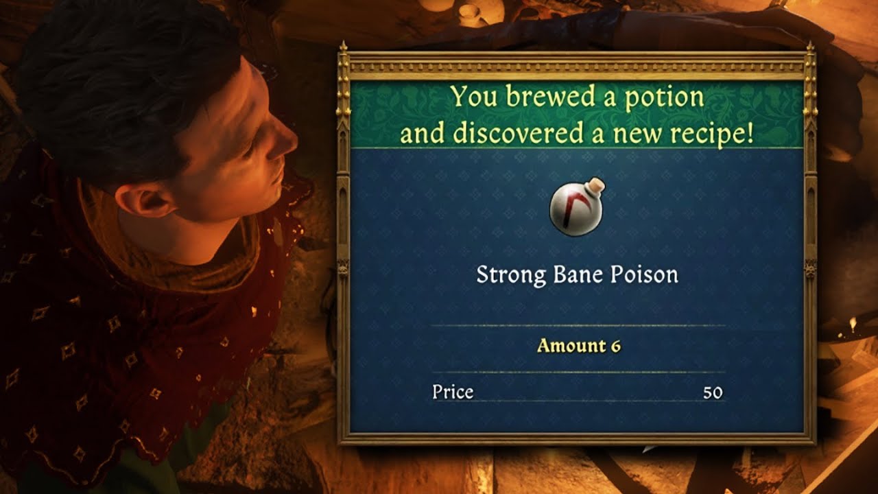Strong Bane Poison - Quick Recipe - Kingdom Come Deliverance II