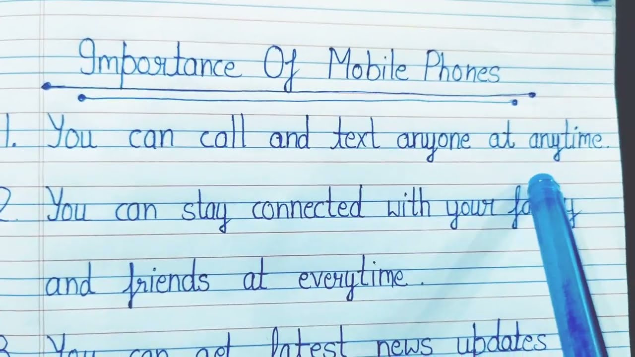 Importantance of Mobile Phone/ 10 lines on Mobile Phone/ Mobile Phone