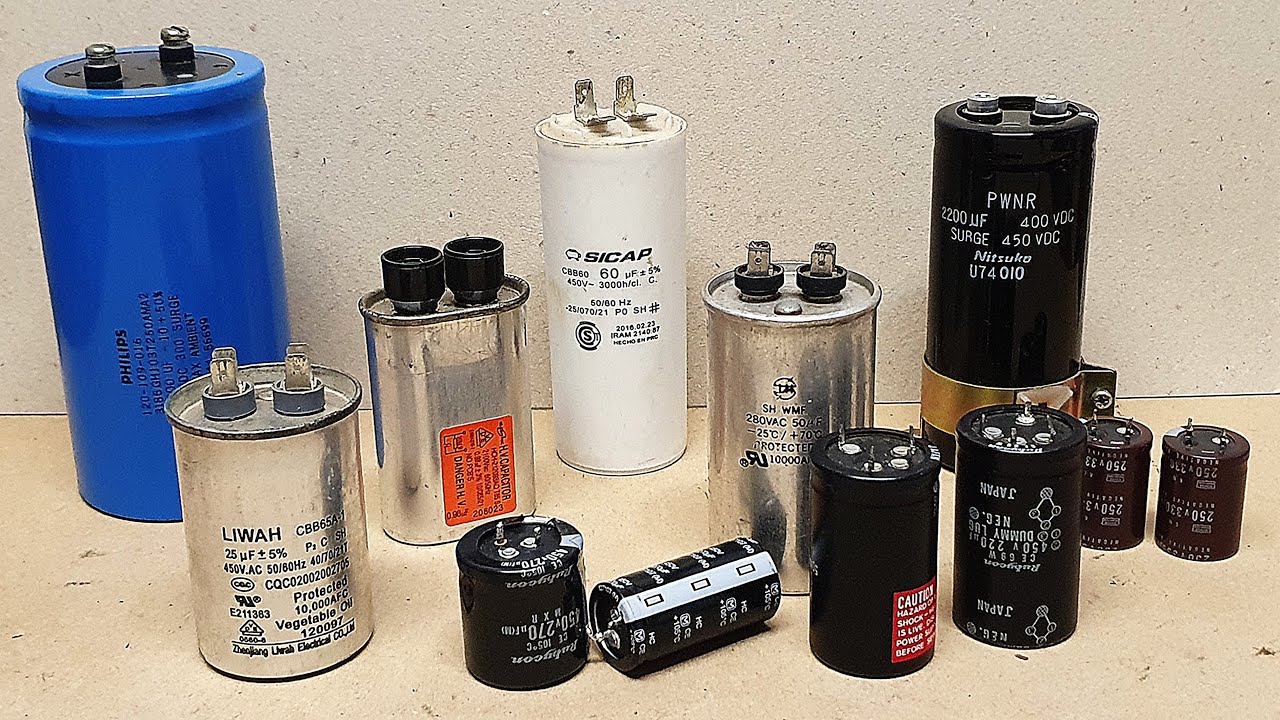 COMO PROBAR CAPACITOR  CON MULTIMETRO VARIOS EJEMPLOS Recalibrando