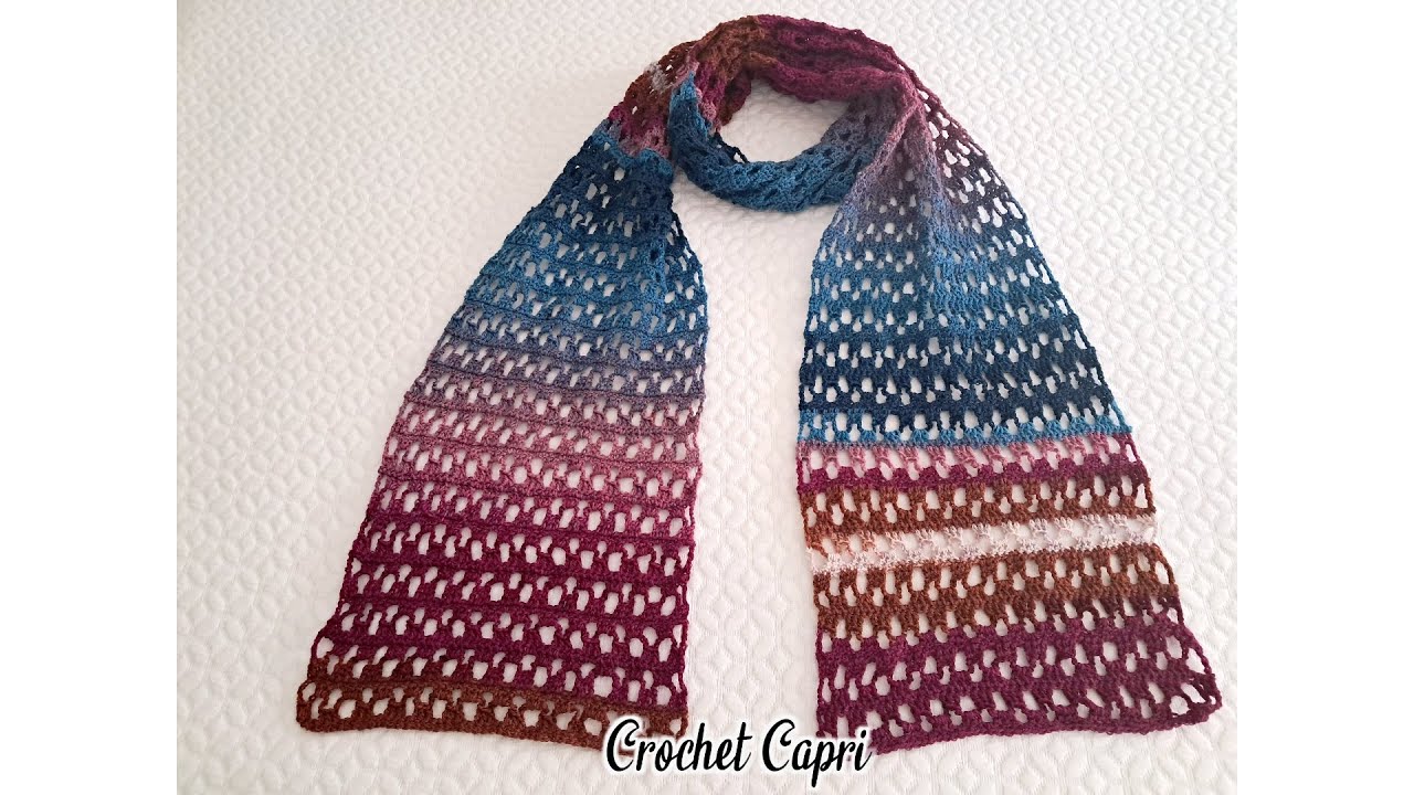 🧣BUFANDA DEGRADÉ A CROCHET ✨️💖