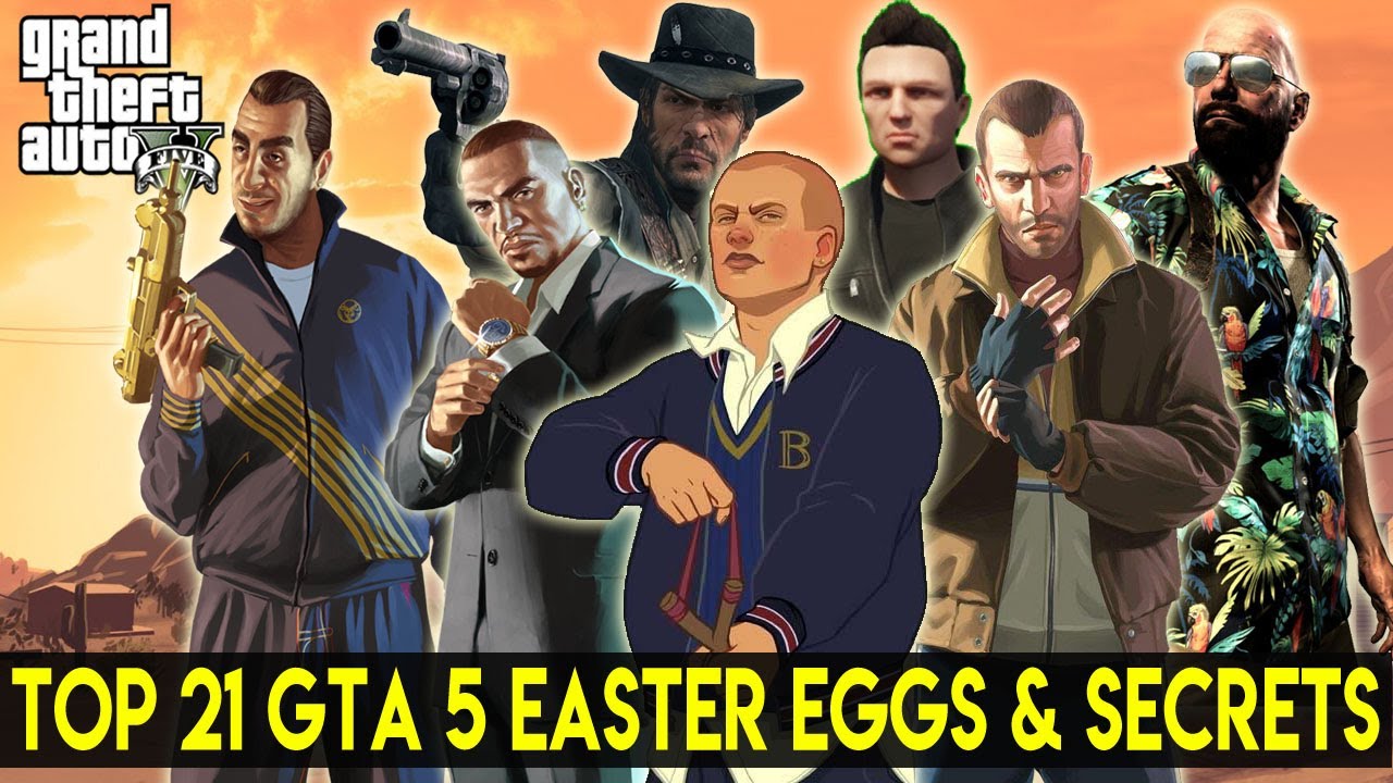 21 EASTER EGGS & RAHASIA GTA 5 YG JARANG DIKETAHUI - PART 6