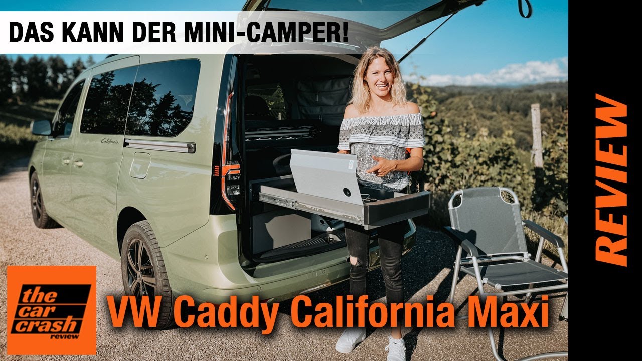 VW Caddy California Maxi (2021) Das kann der Mini-Camper! Fahrbericht | Review | Test | Küche | Bett