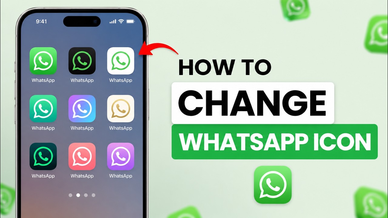 Как изменить иконку WhatsApp
