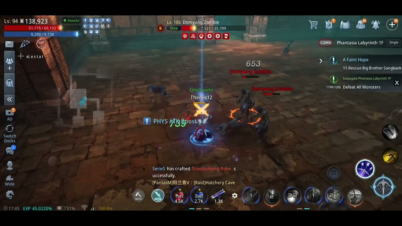MIR4: Subjugate Phantasia Labyrinth 1F mission | Unlocks Orders from Above request