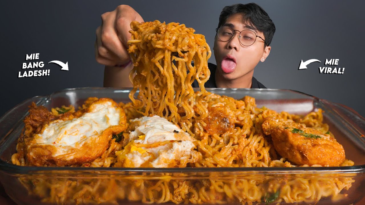 NAGIH PARAH!! MUKBANG MIE NYEMEK BANGLADESH PORSI JUMBO!! GAADA OBAT!!🥵