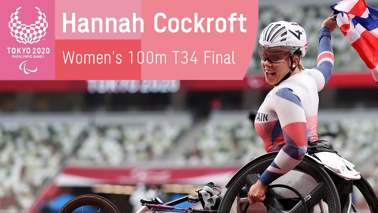 Hannah Cockroft is Victorious in the Women's 100m T34 Final | Athletics | Tokyo 2020 Paralympics