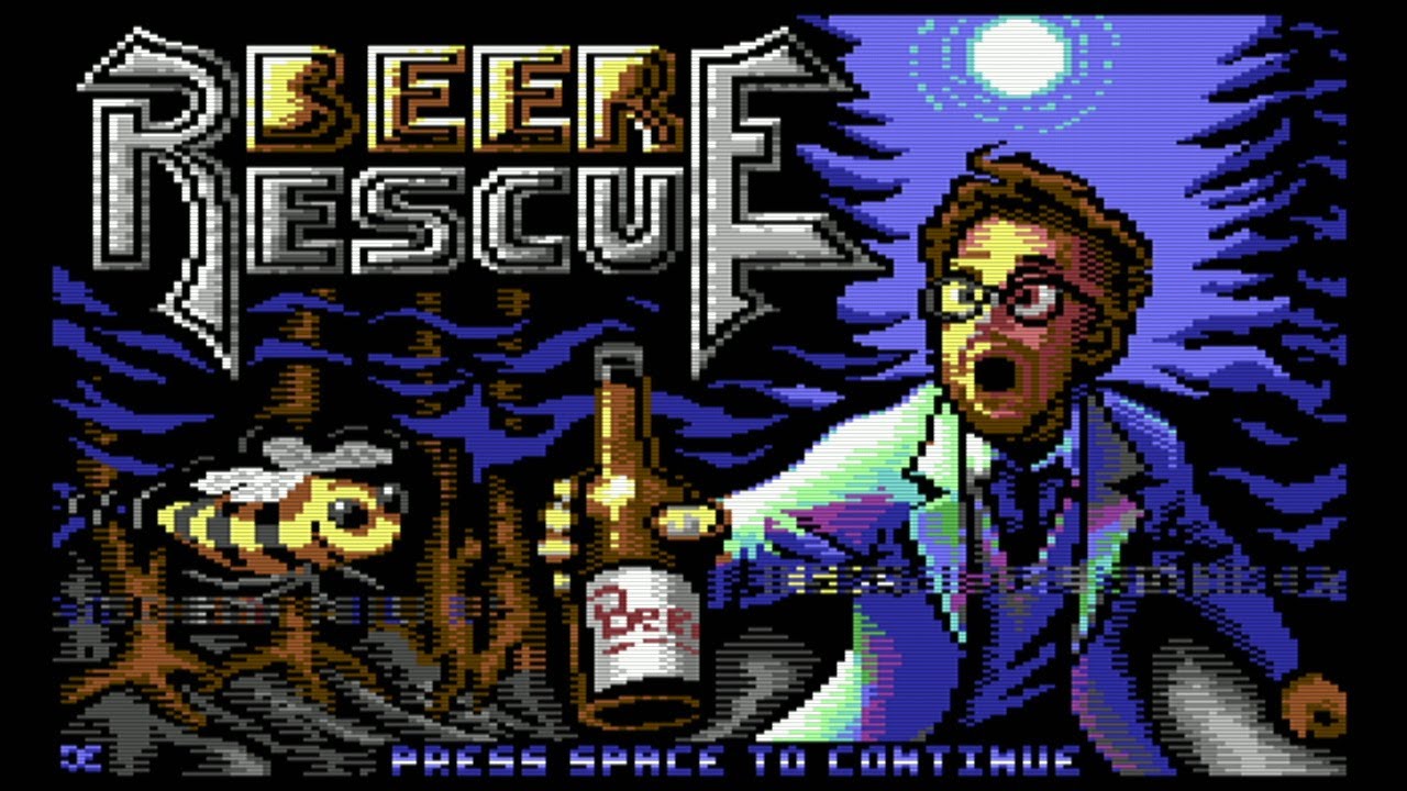 C64 Beer Rescue (2025) Gameplay