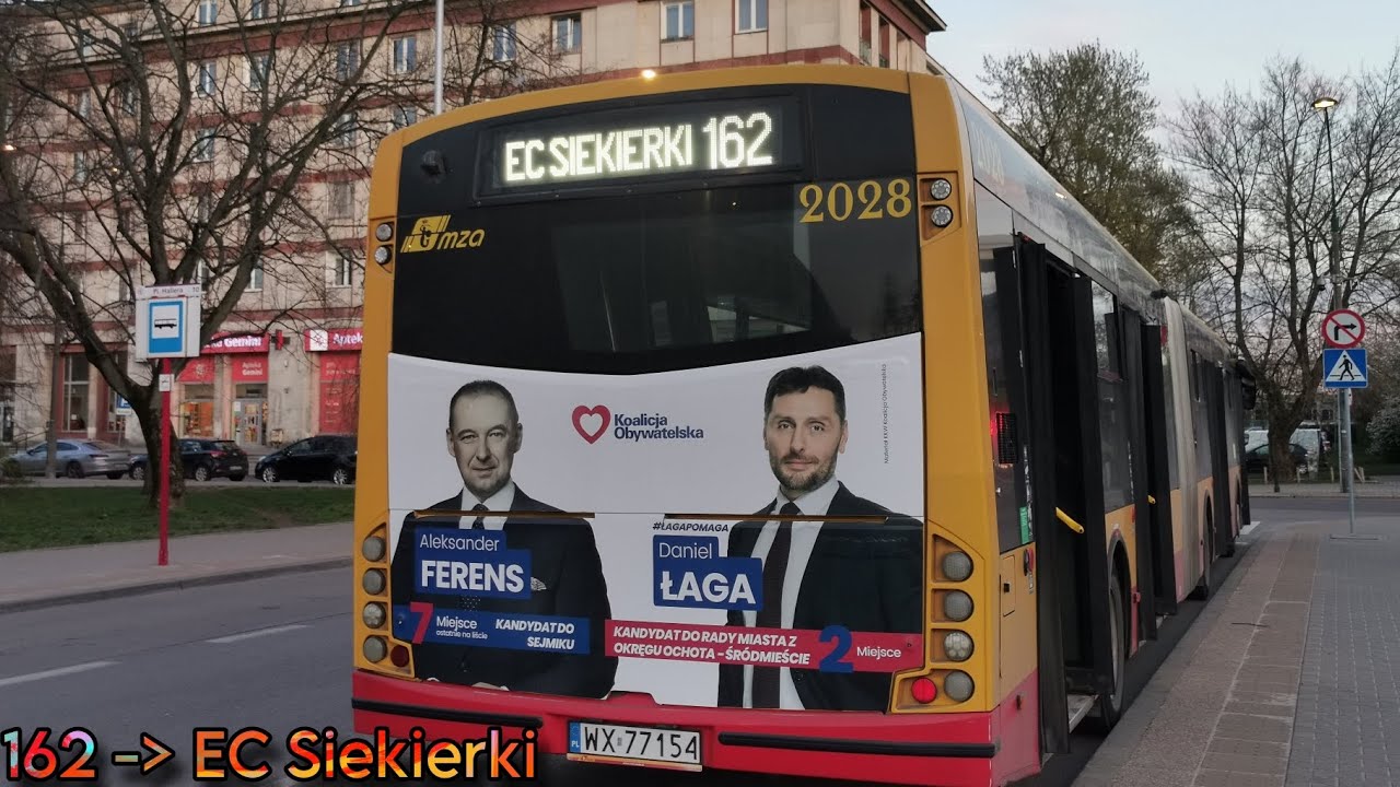 [🚍] Solbus SM18 #2028 [MZA Warszawa] - linia 162
