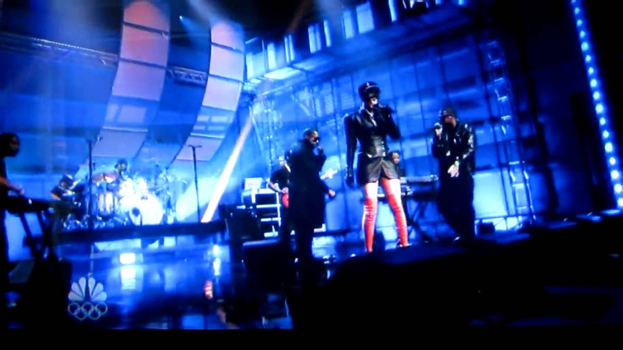 Jay Z, Kanye and Rihanna on Leno