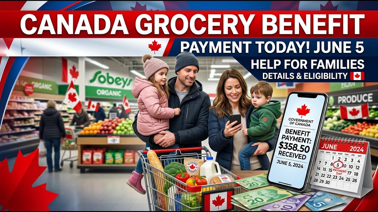 Canada Grocery Benefit Payment June 5, 2026 | Who Gets It & How Much?