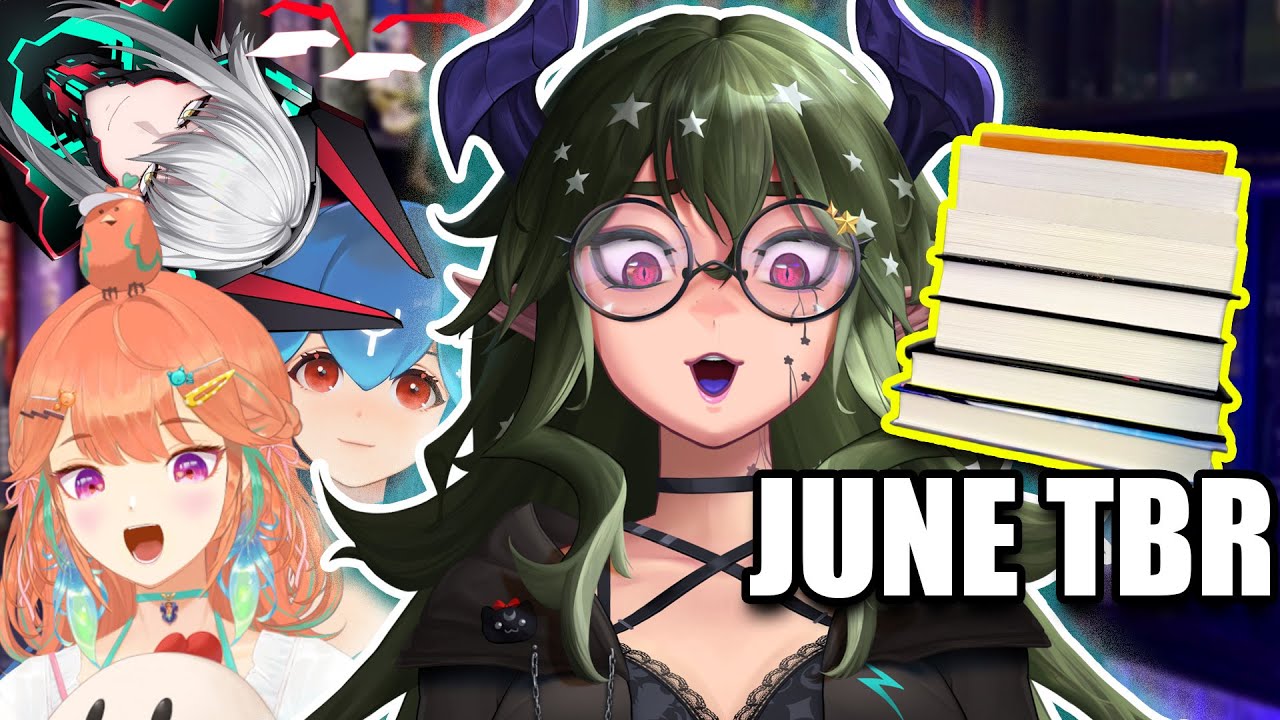 Vtubers pick my June Reads 📚✨ June 2025 TBR