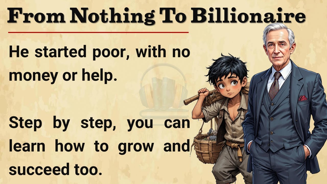 The Billionaire Who Started With Nothing | Motivational English Story