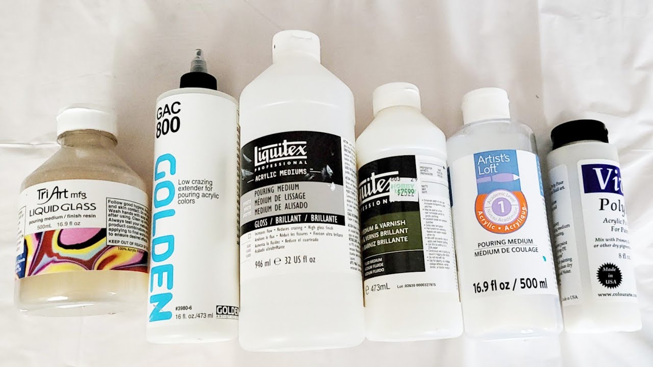 The Recipe Series! Pouring Mediums! Why , How & When To Use Them!  Acrylic Paint Pouring Recipes