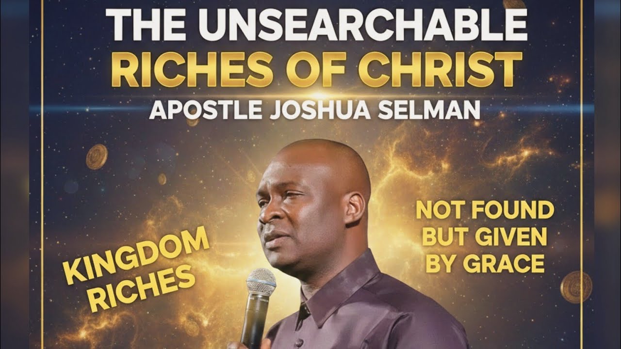 THE UNSEARCHABLE RICHES OF CHRIST. PART ONE| Apostle Joshua Selman