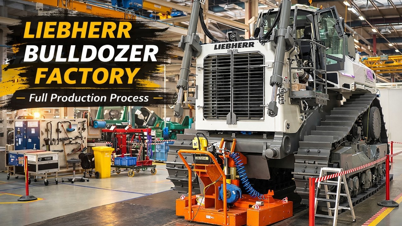 Как Производят Бульдозеры Liebherr 🇦🇹 | Полный Обзор Завода PR 716–PR 776
