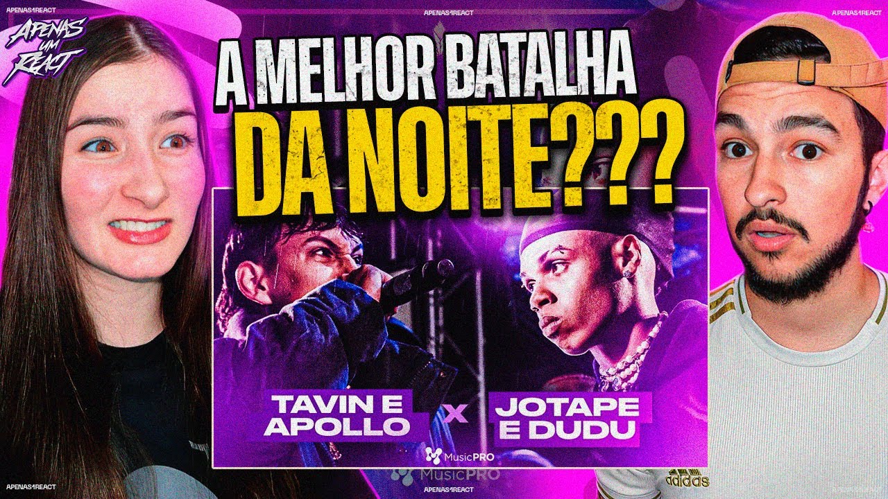 Apenas um react | DUDU e JOTAPÊ x TAVIN E APOLLO | 366ª BATALHA DA ALDEIA