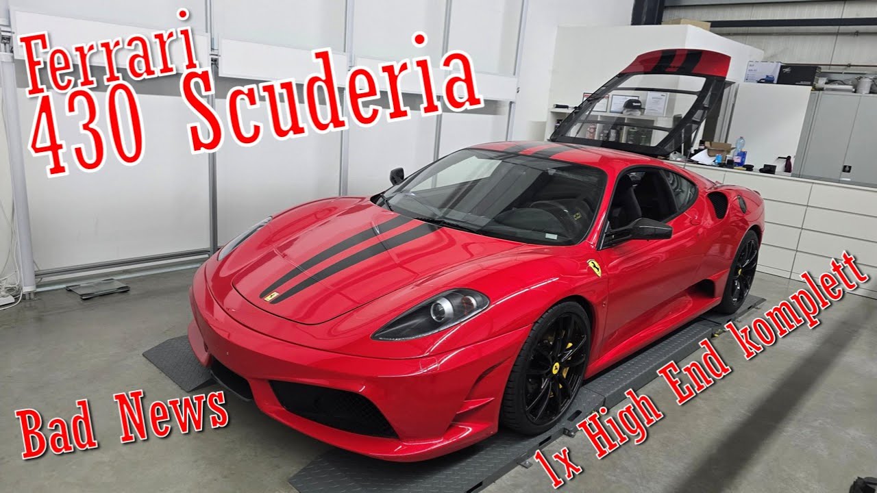 Ferrari 430 Scuderia - nach dem Kauf BAD NEWS, aber am Ende alles gut? Kline F1 Sound, KW Fahrwerk