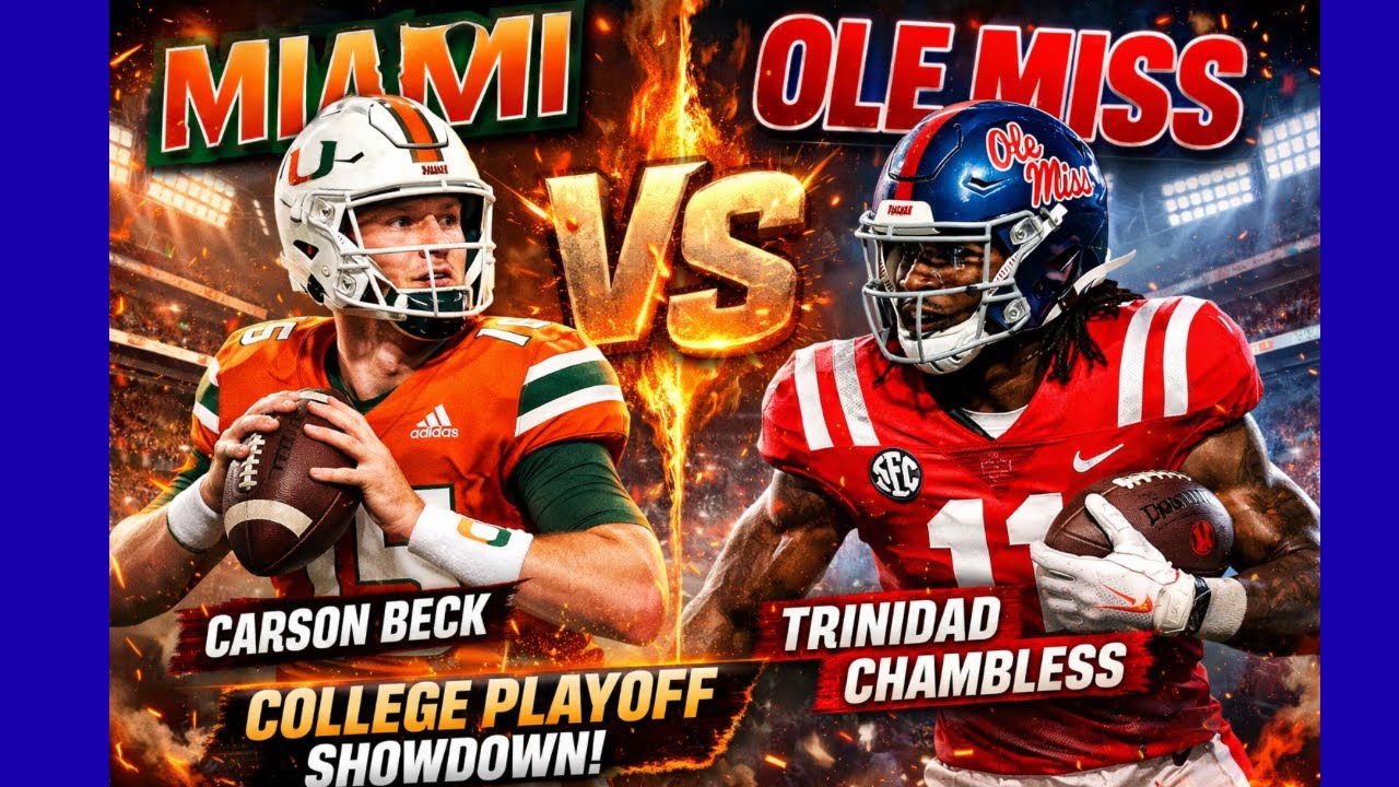 🚨REBELS  LIVE: Carson Bech the most NFL “READY” Quarterback in the CFP playoffs