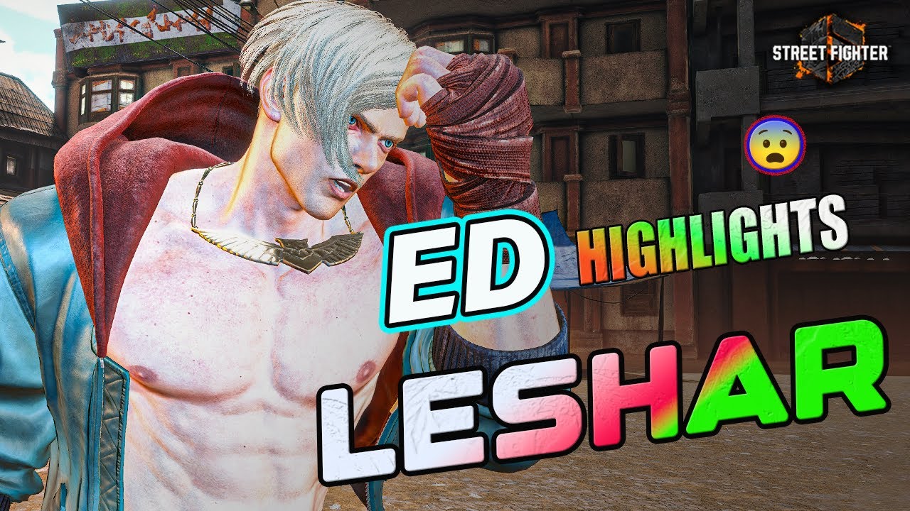 SF6 🔥 LeShar ED No.1 Ranked Destroys Top Players 😱 🎮  High-Level Gameplay