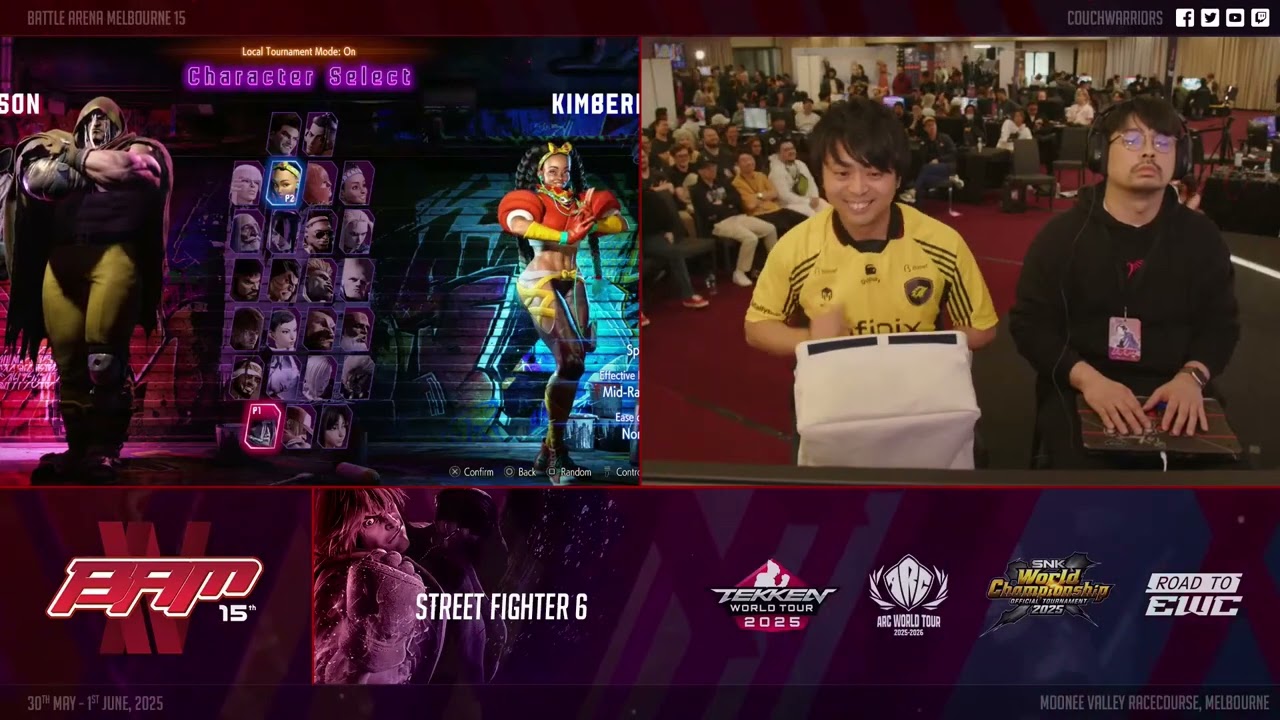 BAM 15 - SF6 Narikun v HotDog29 - 3/5 - Eyes in shocked + won + pop-up