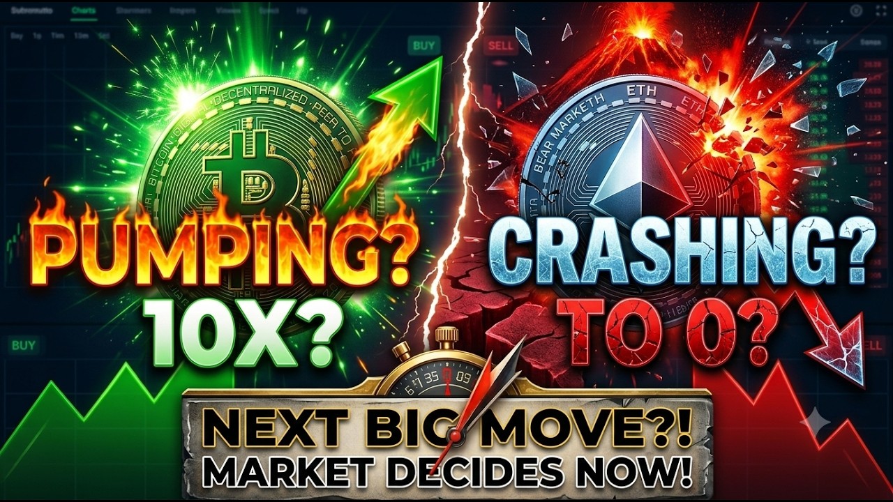 🚨 BITCOIN CRASH OR PUMP? (Next Move) | Crypto Market Live Update Today