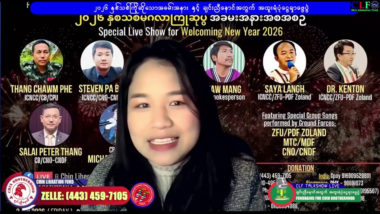 LIVE: Welcoming New Year 2026 & Fundraising for Chin Brotherhood