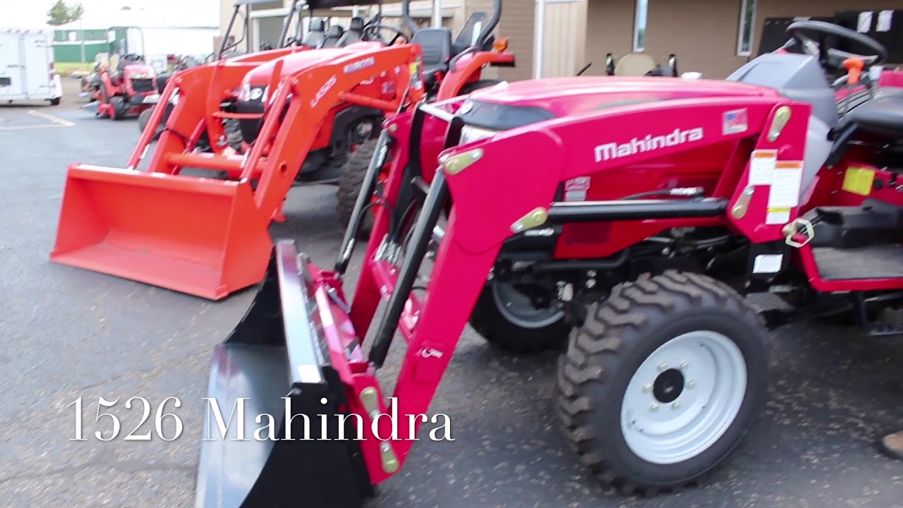 Mahindra 1526 vs Kubota L2501