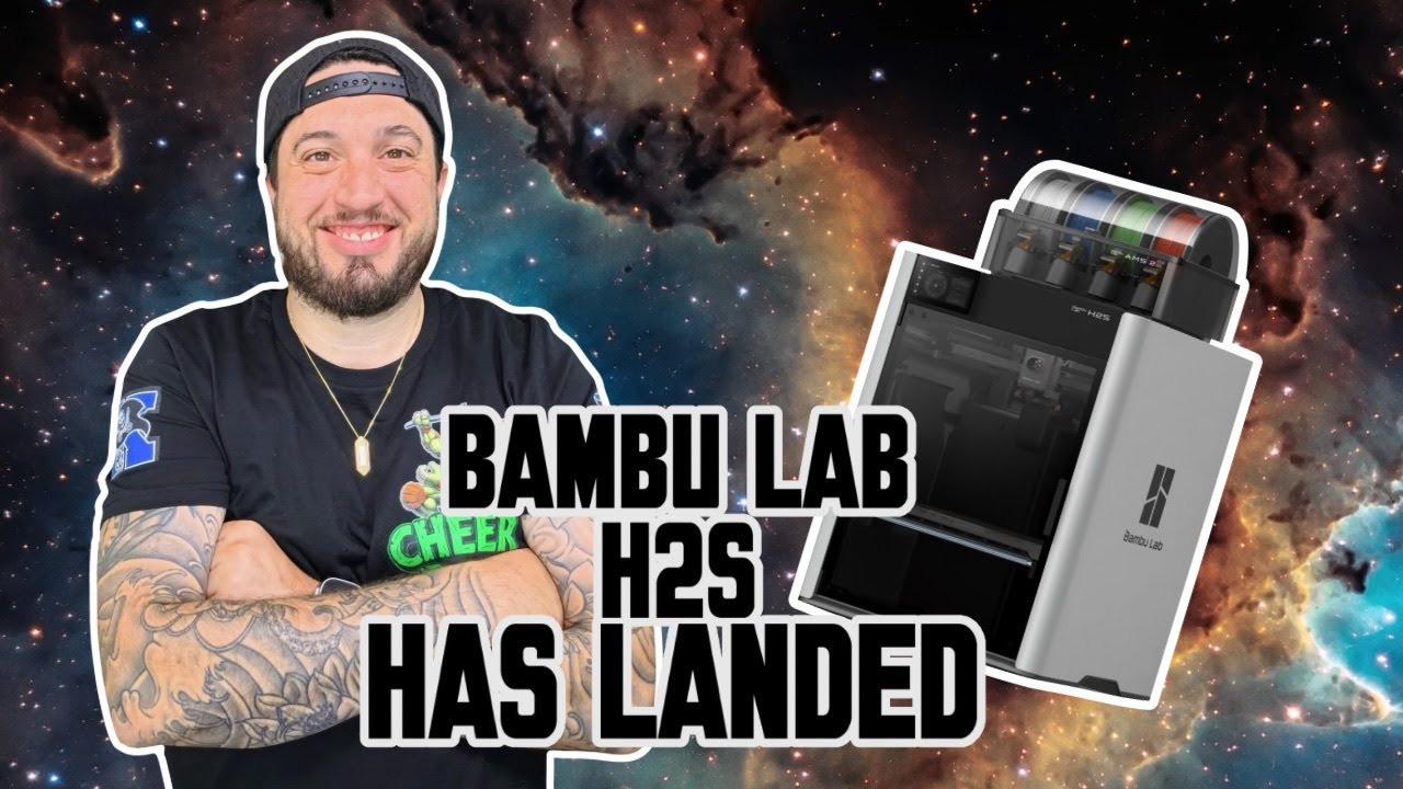 THE H2S HAS LANDED: UNBOXING BAMBU LAB H2S NEWEST PRINTER