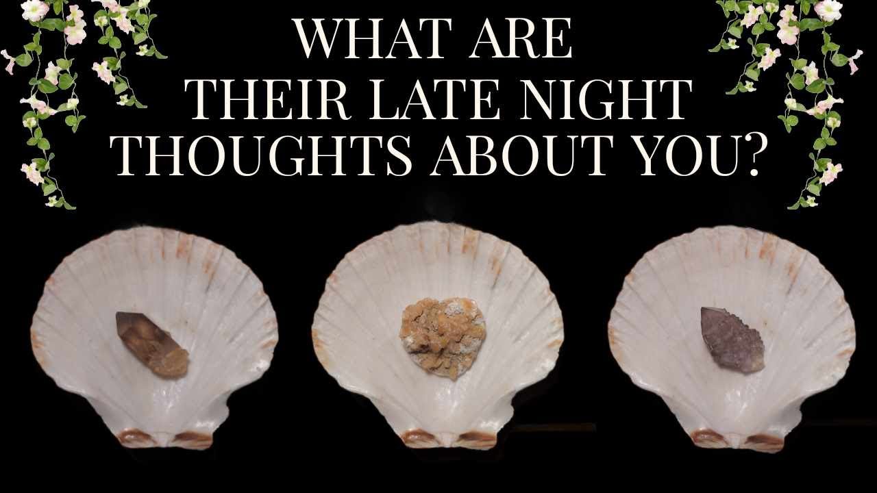 ❤️🌙Your Crush's  Late Night Thoughts About You🌙❤️#tarot #pickacard #spirituality