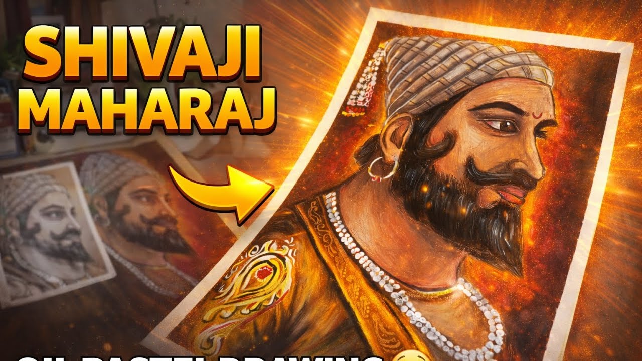 How to draw chatrpati shivaji maharaj drawing 