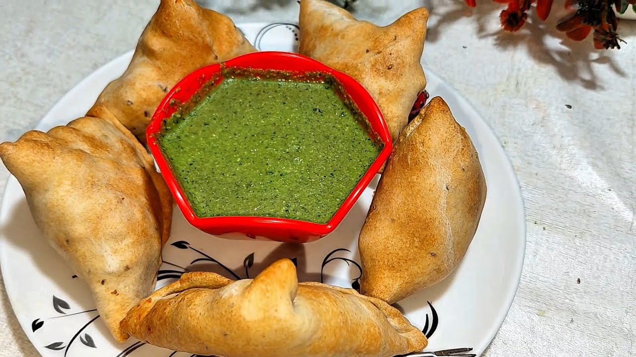 बिना तेल में फ्राई किए समोसे इस तरह से बनाएं | Healthy samosa recipe |airfryer samosa recipe 