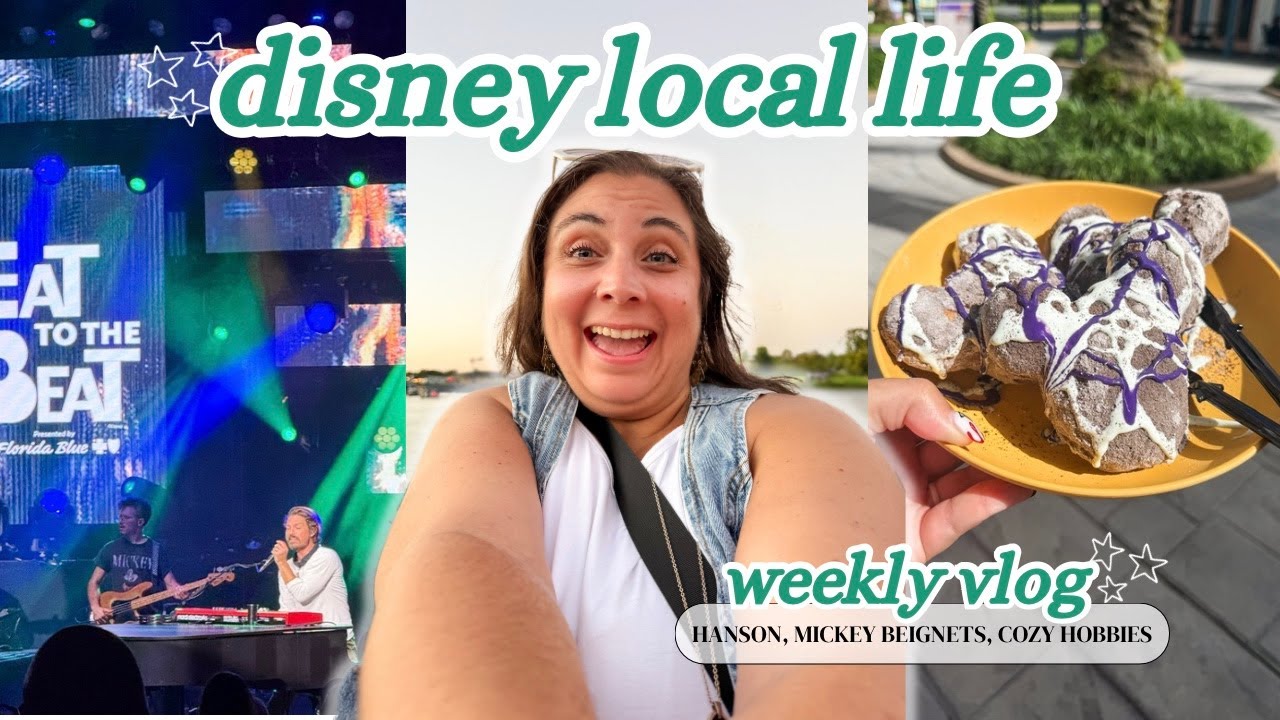 A COZY WEEK IN MY LIFE AS A DISNEY LOCAL! Starting work, Hanson, French quarter, coloring & more