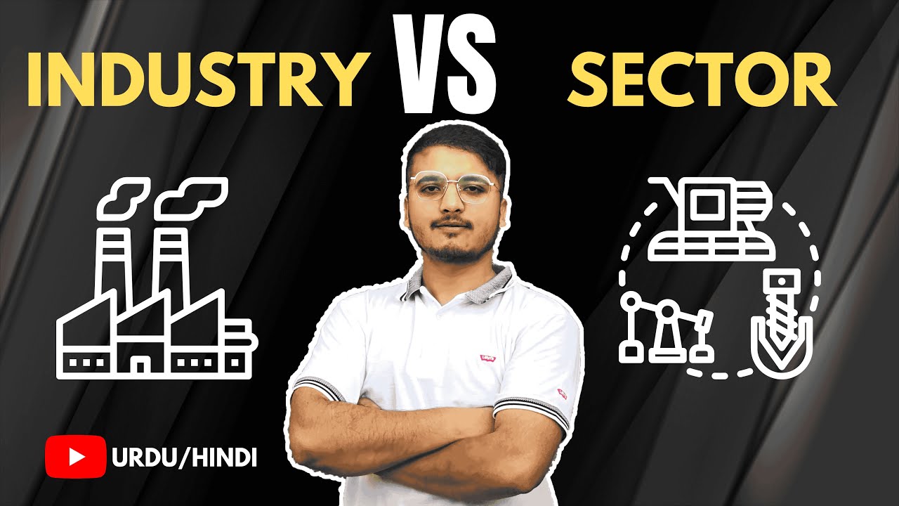 Difference Between Industry & Sector? Urdu / Hindi