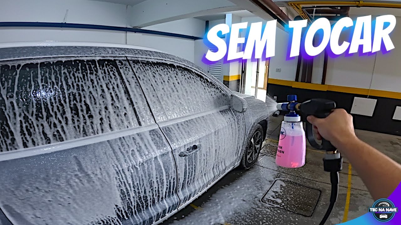 LAVANDO o CARRO RÁPIDO como PROFISSIONAL sem TOQUE em casa!
