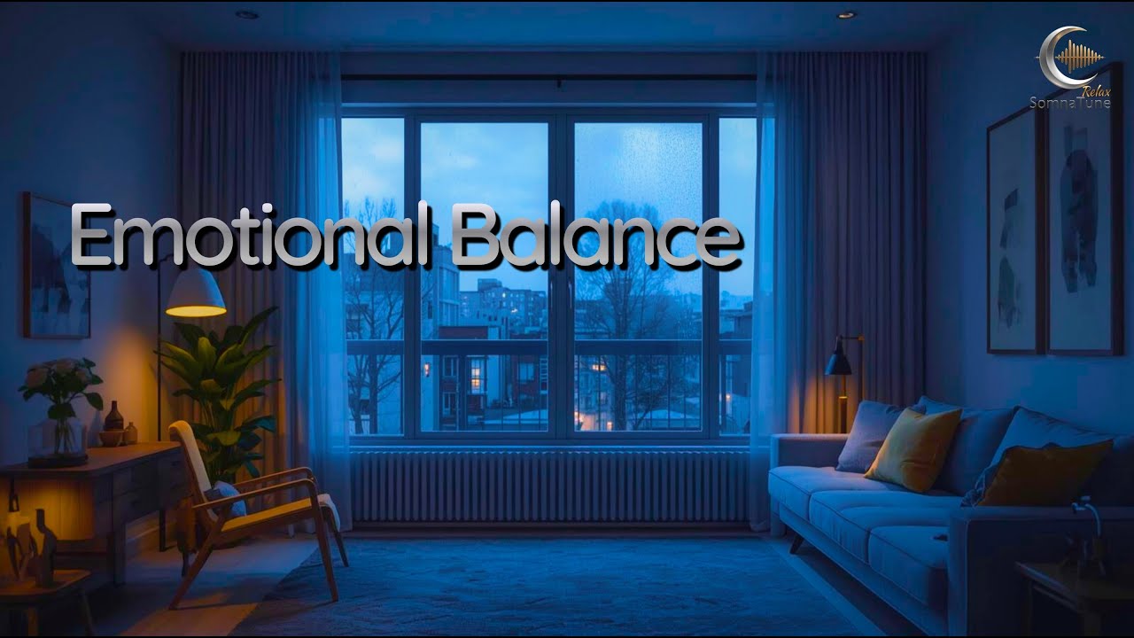 Emotional Decompression Piano with Soft Rain | Calm Balance & Release