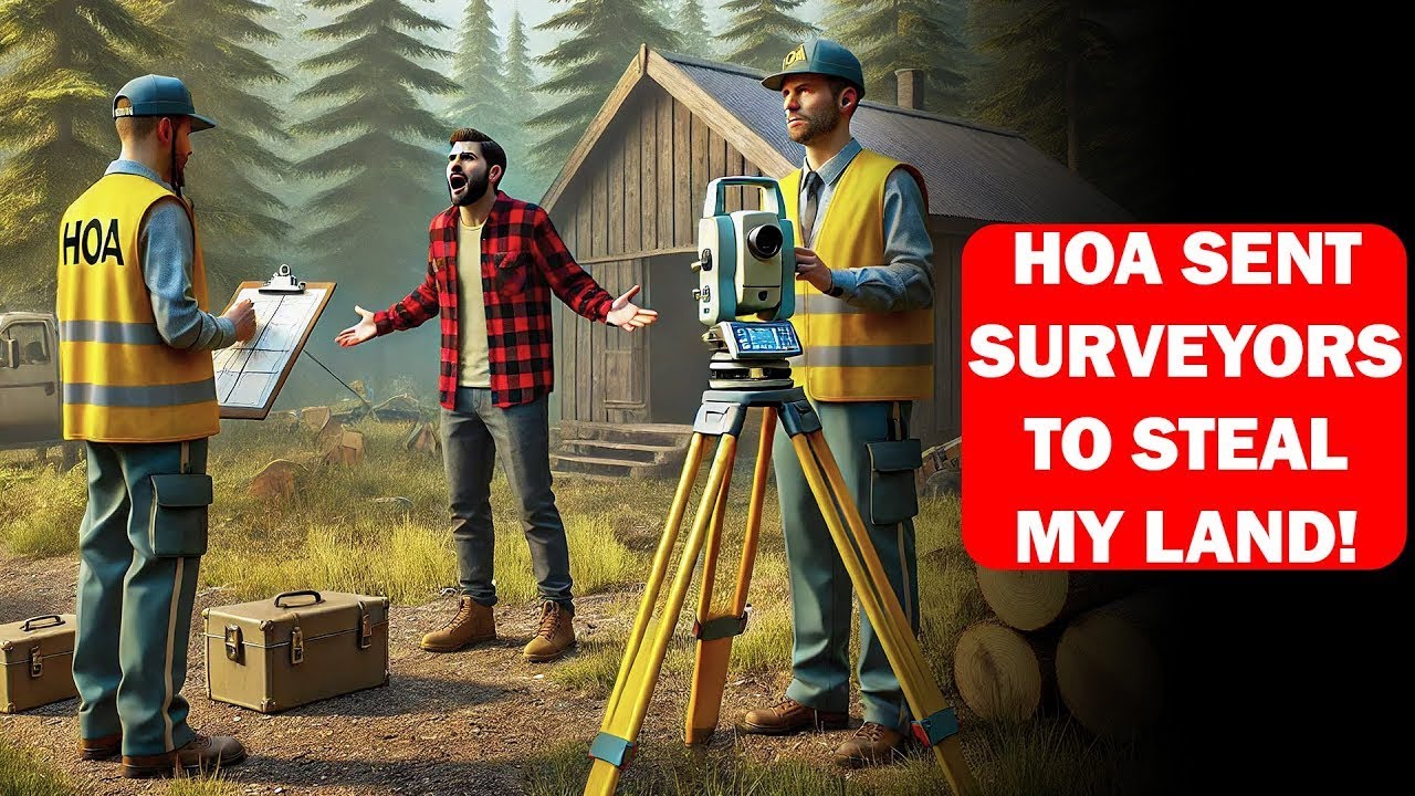 HOA Sent Surveyors to Steal My Land—So I Called 911, Showed the Deed, and Exposed Their Illegal