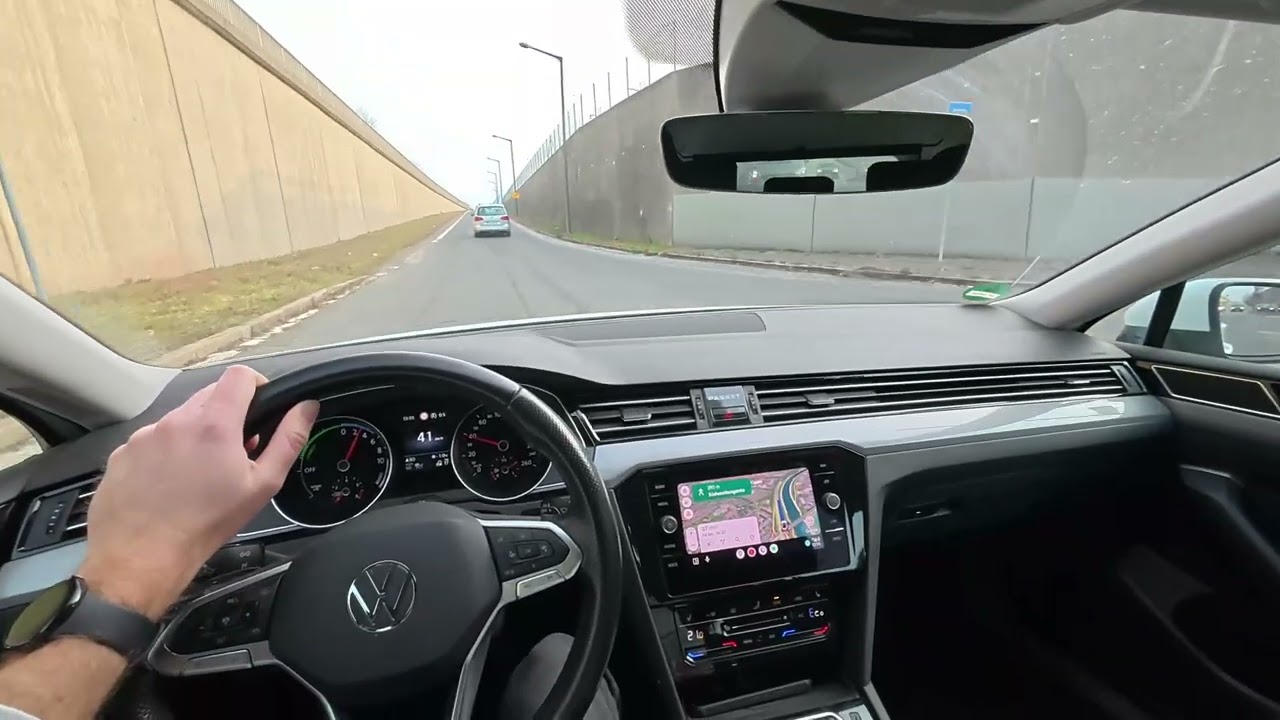Entspannte Autofahrt - POV durch Fürth auf die Autobahn