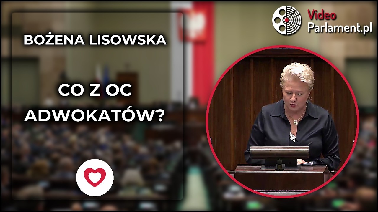 Bożena Lisowska asks about professional liability insurance for lawyers