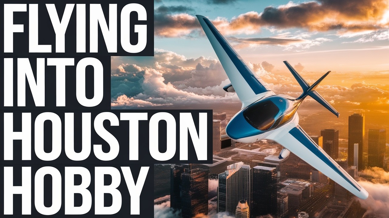 Flying into HOUSTON HOBBY Airport in a Cirrus
