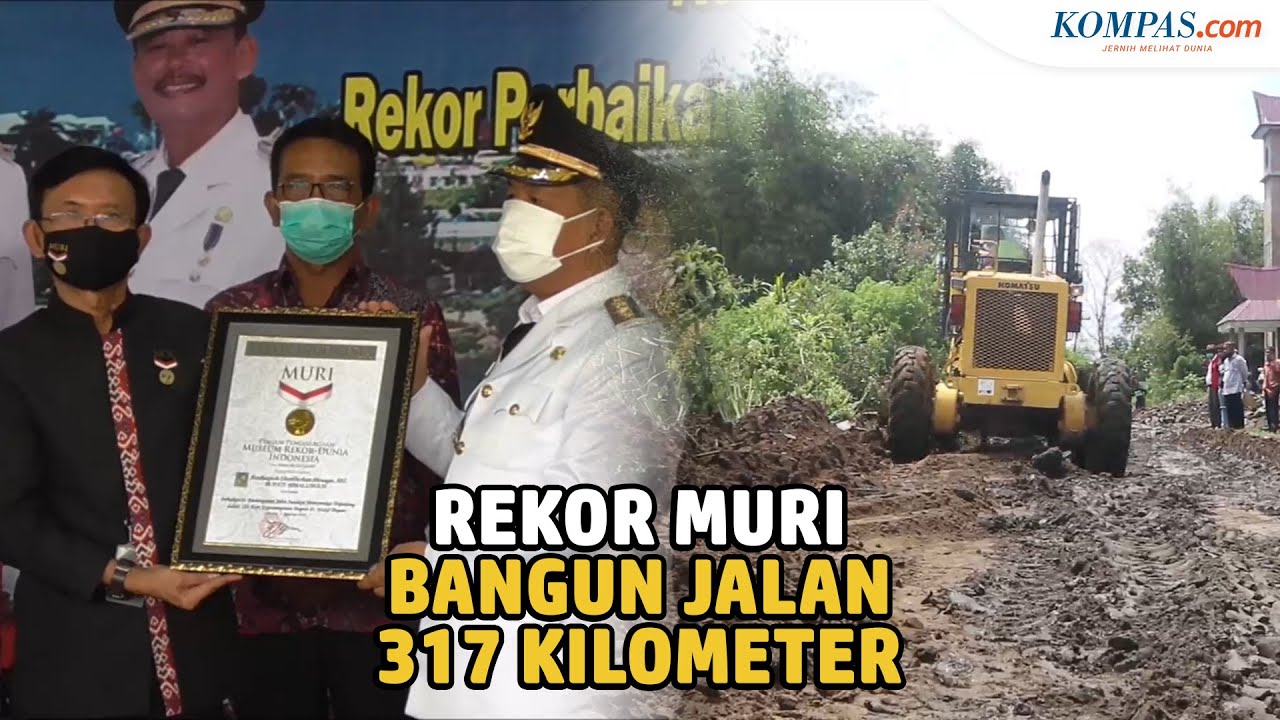 Bupati Simalungun Raih Rekor Muri, Bangun Jalan 317 Km dengan Swadaya Masyarakat