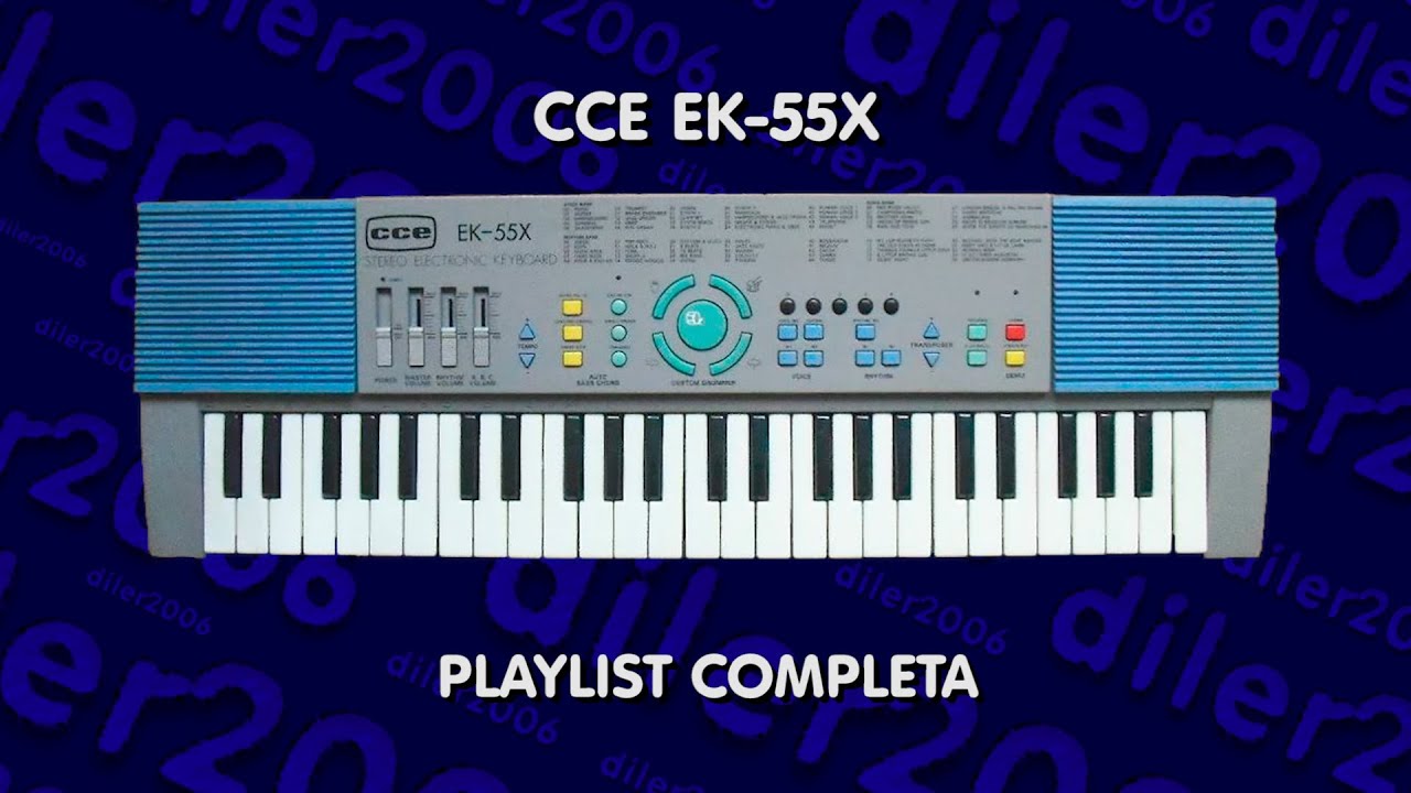 Teclado CCE EK-55X - Playlist Completa (Letron MC-38)