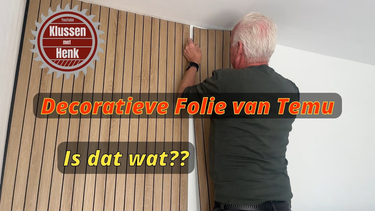 Je muur bekleden met decoratieve plakfolie van Temu